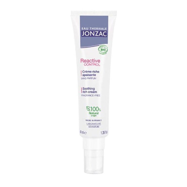 Eau Thermale Jonzac Reactive Control Rich Soothing Cream 40ml (1.35fl oz) - FrenchBeautyHub