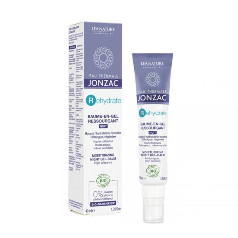 Eau thermale Jonzac REhydrate Moisturizing Night Gel Balm 40ml (1.35fl oz) - FrenchBeautyHub