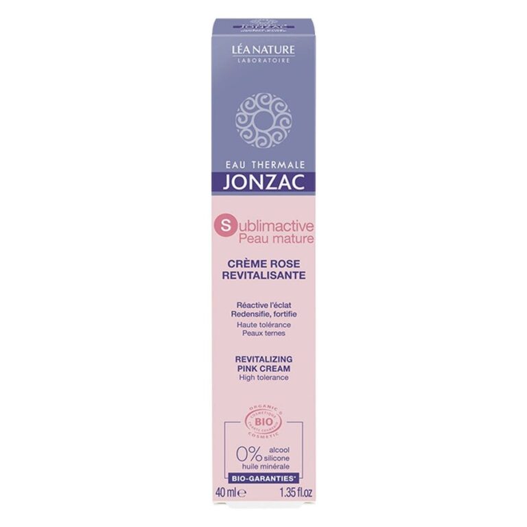 Eau thermale Jonzac Sublimactive Organic Revitalizing Rose Cream 40ml (1.35fl oz) - FrenchBeautyHub
