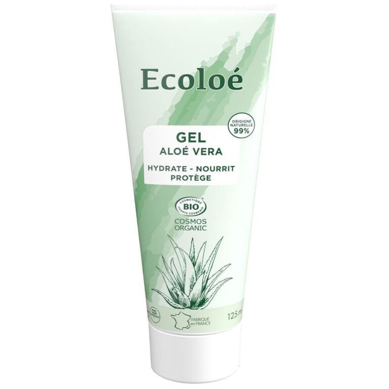 Ecolo Organic Aloe Vera Gel 125ml (4.22fl oz) - FrenchBeautyHub