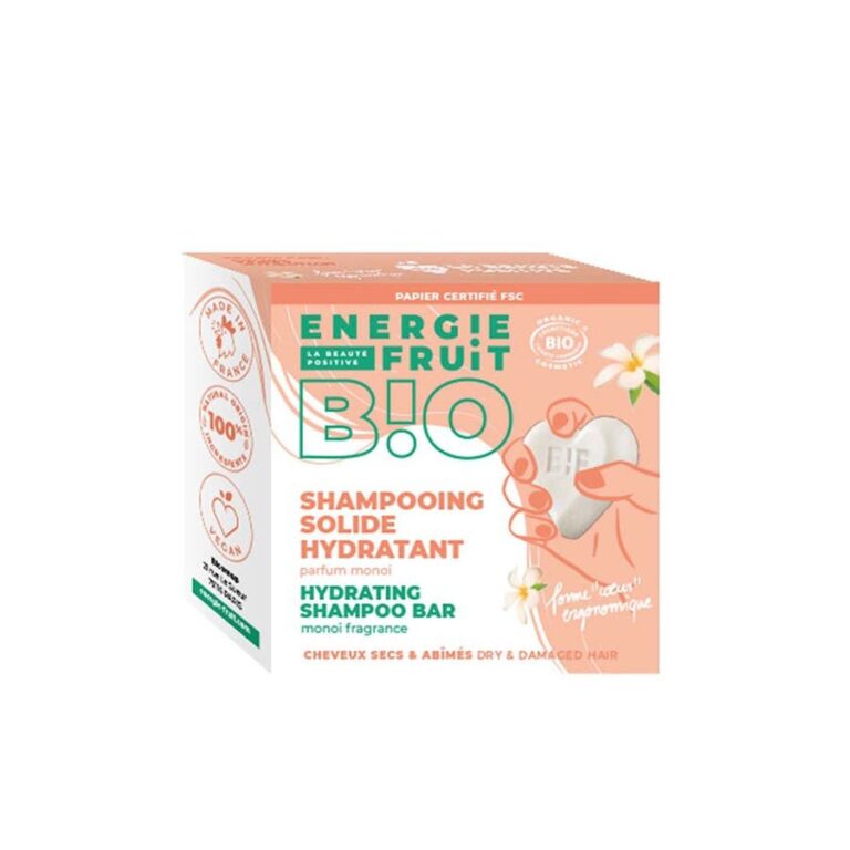 Energie Fruit Solide monoi Bioes shampoo Dry & Damaged Hair 60g (2.11 oz) - FrenchBeautyHub