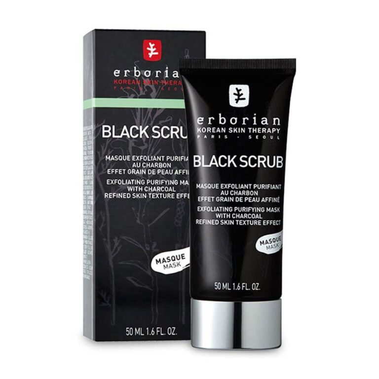 Erborian Black Scrub Mask With Charcoal 50ml (1.69fl oz) - FrenchBeautyHub