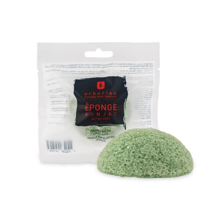 Erborian Green Tea Konjac Natural Sponge - FrenchBeautyHub