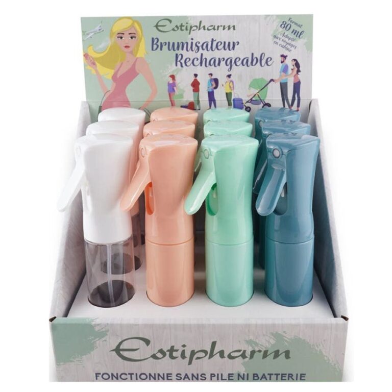 Estipharm Portable Refillable No - Pump Automatic Spray Mister 80ml - FrenchBeautyHub
