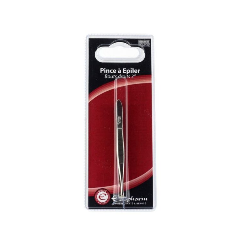 Estipharm Tweezers 3" Straight jaws 1 unit - FrenchBeautyHub
