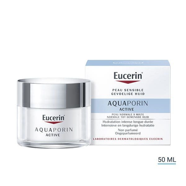 Eucerin Aquaporin Active Hydrating Cream Normal to Combination Skin 50ml (1.69fl oz) - FrenchBeautyHub