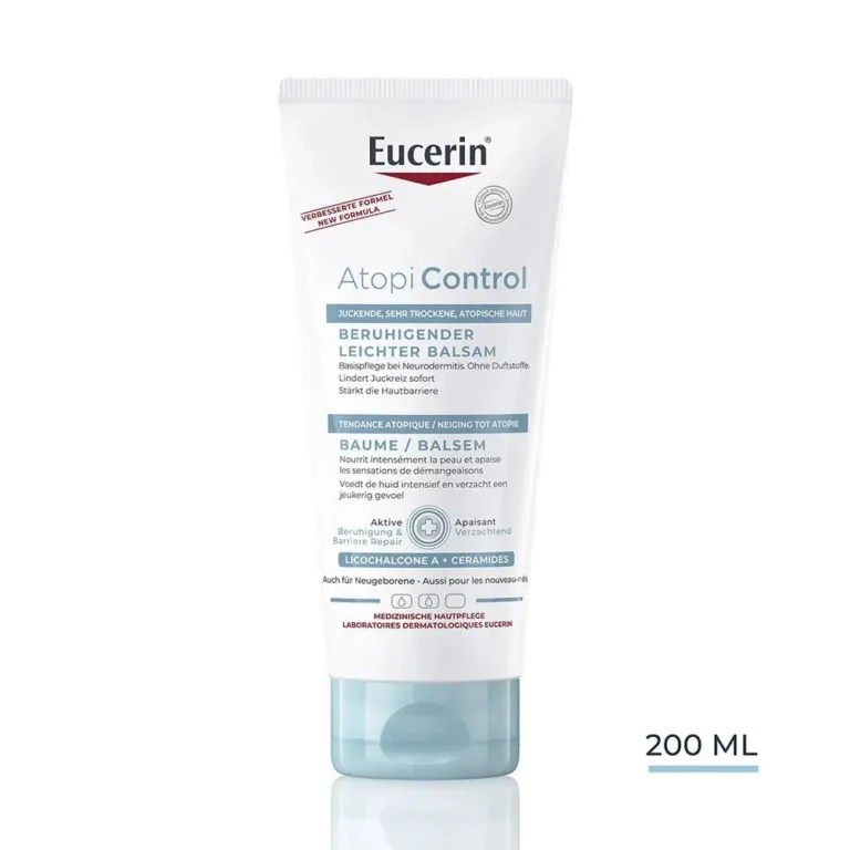 Eucerin Atopicontrol Soothing Balm Dry skin with atopic tendency 200ml (6.76fl oz) - FrenchBeautyHub