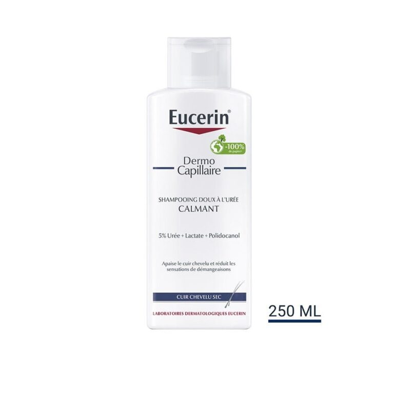 Eucerin DermoCapillaire Calming Urea Shampoo 250ml (8.45floz) - FrenchBeautyHub
