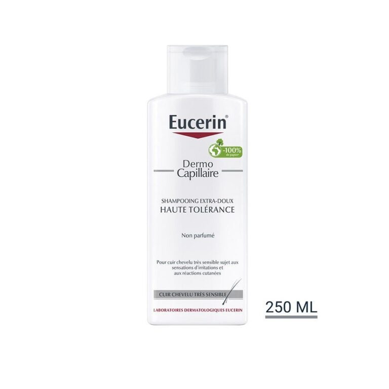 Eucerin DermoCapillaire Calming Urea Shampoo Very Sensitive Scalp 250ml (8.45floz) - FrenchBeautyHub