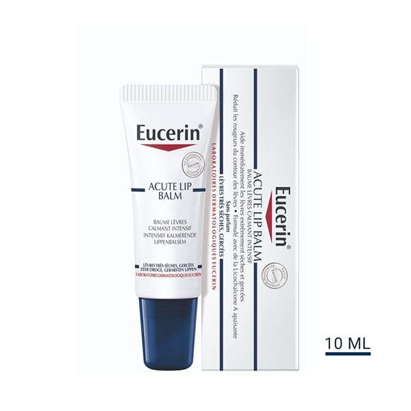 Eucerin Dry Skin Intensive Lip Balm 10ml (0.34 fl oz) - FrenchBeautyHub