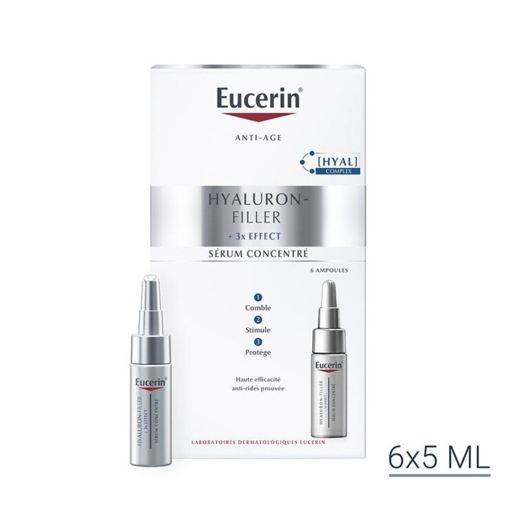 Eucerin Hyaluron - Filler + 3x Effect Concentrate 5ml x6 (0.16fl oz x6) - FrenchBeautyHub