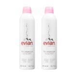 Evian Mister Facial spray 300ml x2 (10.14fl oz x2) - FrenchBeautyHub