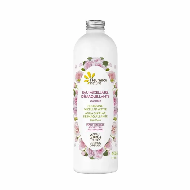 Fleurance Nature Cleansing Micellar Water Rose Bioes 400ml (13.52fl oz) - FrenchBeautyHub