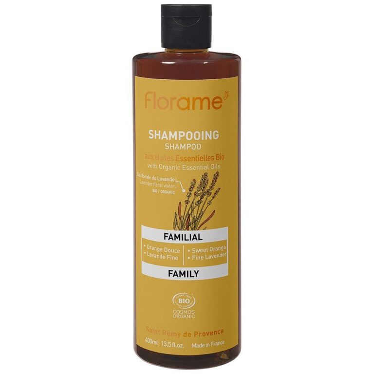 Florame Bioes Family Shampoo 400ml (13.52 fl oz) with Organic Essential Oils - FrenchBeautyHub