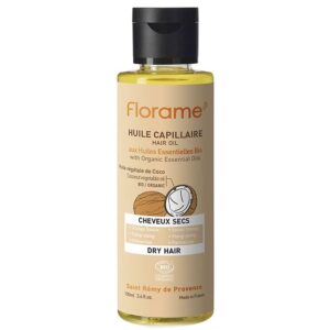 Florame Dry Hair Oil With Organic Essential Oils 100ml (3.38fl oz) - FrenchBeautyHub