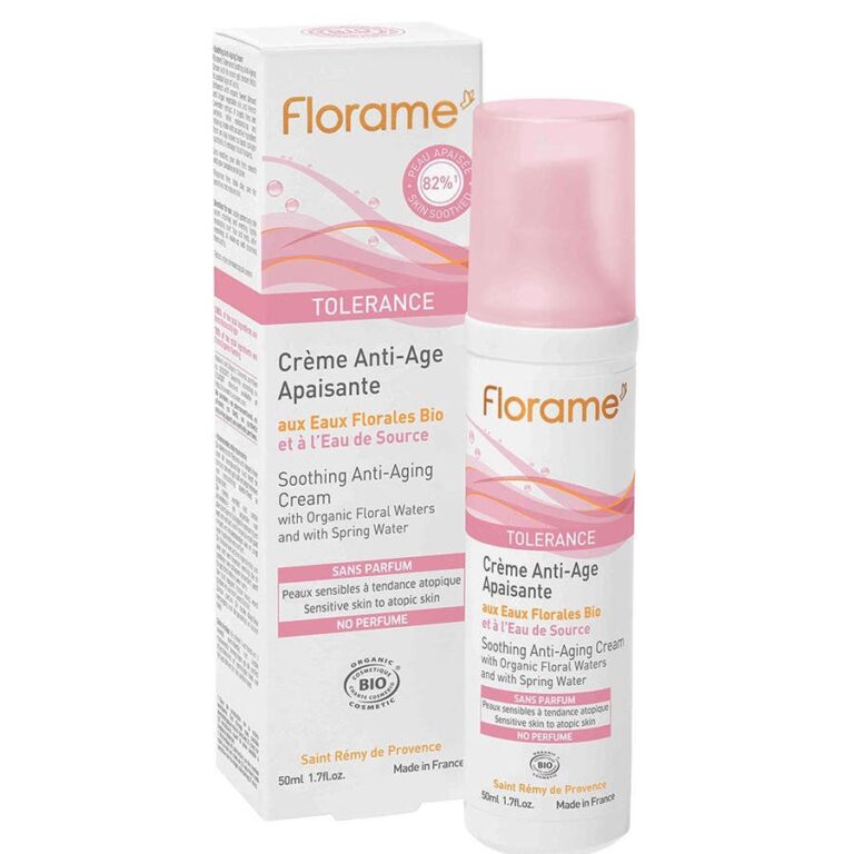 Florame Organic Anti Ageing Soothing Cream 50ml (1.69fl oz) - FrenchBeautyHub