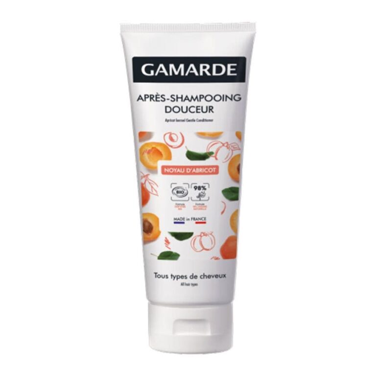Gamarde Organic Gentle Apricot Kernel Conditioner 200ml (6.76fl oz) - FrenchBeautyHub