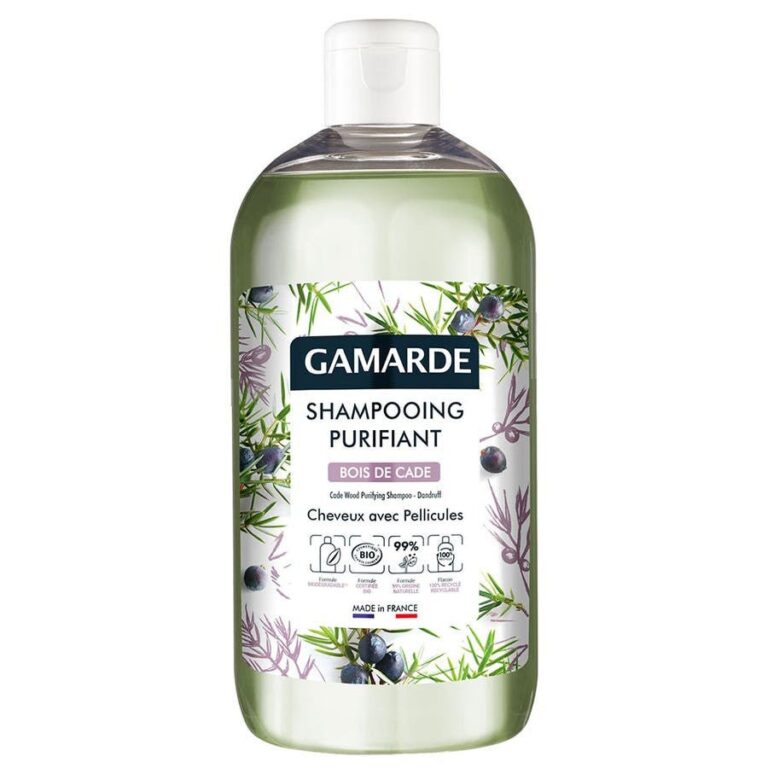 Gamarde Organic Purifying Anti - Dandruff Shampoo 500ml (16.90 fl oz) - FrenchBeautyHub