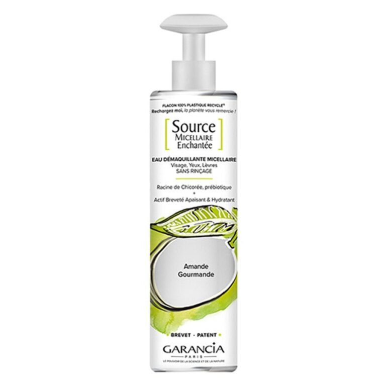 Garancia Source Micellaire Enchante Almond bottle 400ml (13.52fl oz) - FrenchBeautyHub