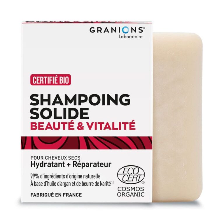 Granions Solide Beauty & Vitality Shampoo 80g (2.82 oz) - FrenchBeautyHub
