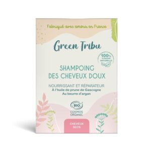 Green Tribu Gentle hair shampoo solidea 85g (2.99 oz) - FrenchBeautyHub