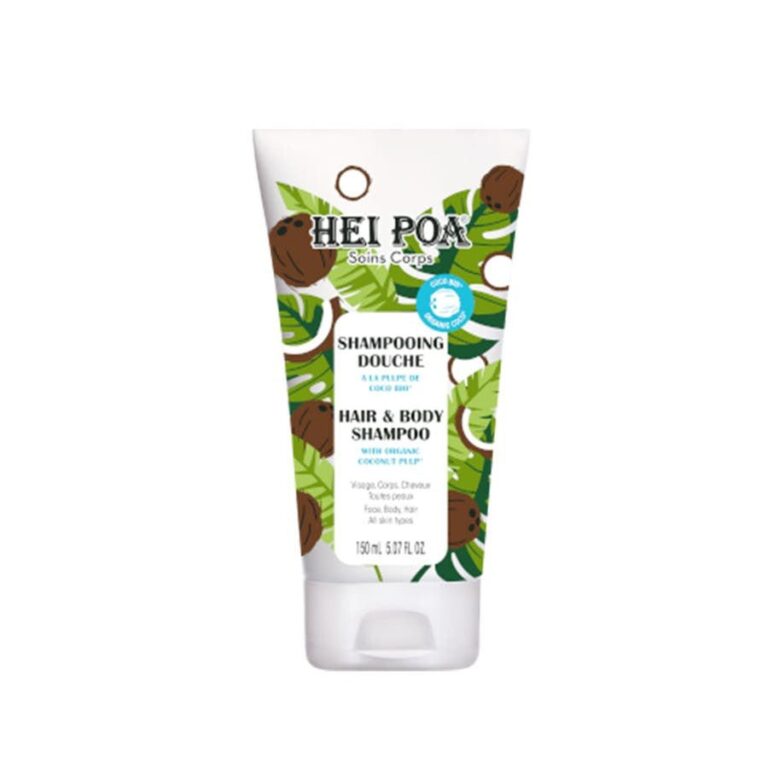 Hei Poa Organic Coco Shower Shampoo 150ml (5.07fl oz) - FrenchBeautyHub