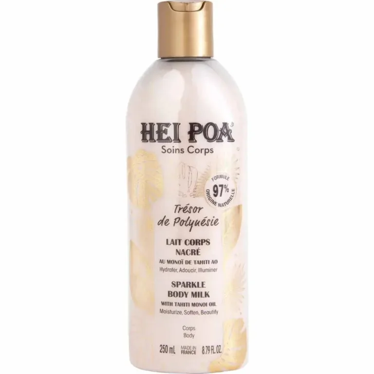 Hei Poa Pearly Body Milk Trésor de Polynésie 250ml (8.45 fl oz) - FrenchBeautyHub