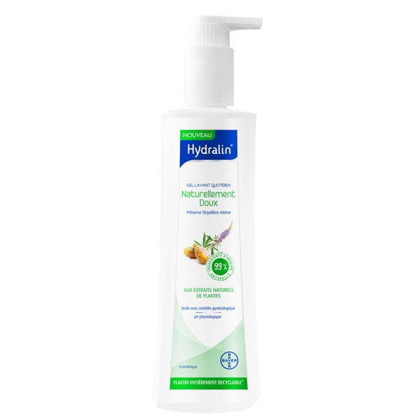 Hydralin Daily use Naturally Gentle Cleansing Gel 400ml (13.53fl oz) - FrenchBeautyHub