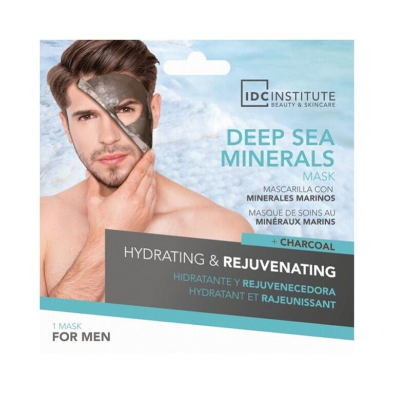 Idc Institute L'Homme Fabric Masks Deep Sea Minerals 15g (0.52 oz) - FrenchBeautyHub