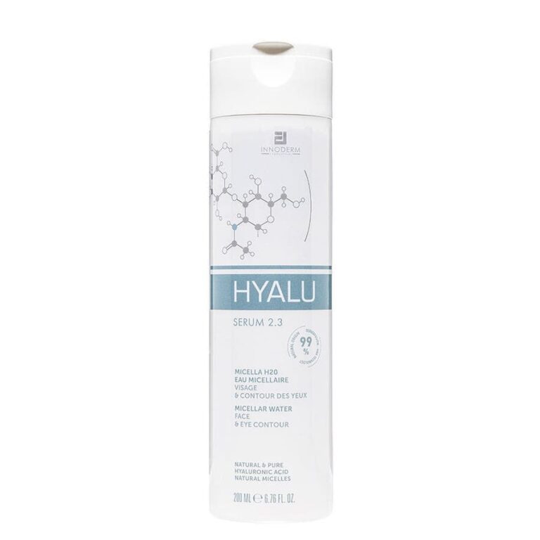 Innoderm Hyalu Serum 2.3 Micella H2O for Face and Eye Contour 200ml (6.76 fl oz) - FrenchBeautyHub
