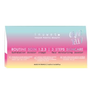 Inuwet Crazy Jelly Hydrating Beauty Routine Travel Kit 3 x 20ml (0.67fl oz x3) Made in France - FrenchBeautyHub