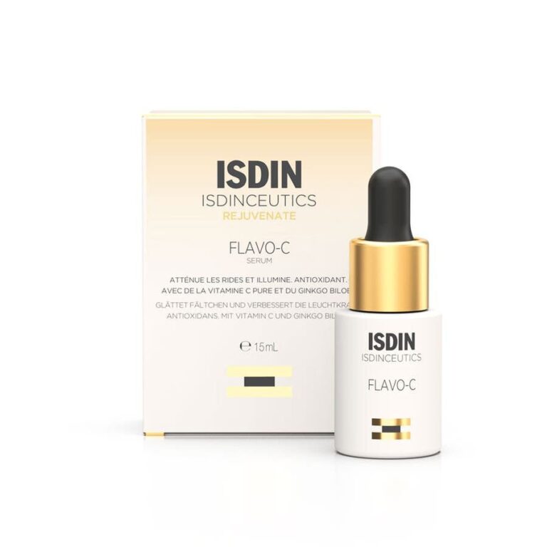 Isdin Flavo - C Antioxidant Serum 15ml (0.50fl oz) - FrenchBeautyHub