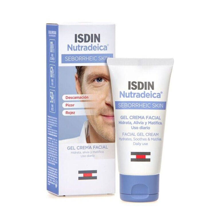 Isdin Nutradeica Face Cream Gel for Seborrheic Skin 50ml (1.69 fl oz) - FrenchBeautyHub