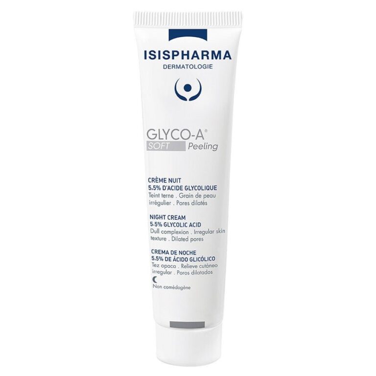 Isispharma Glyco - A Soft peeling night cream 5.5% glycolic acid 30ml (1.01fl oz) - FrenchBeautyHub