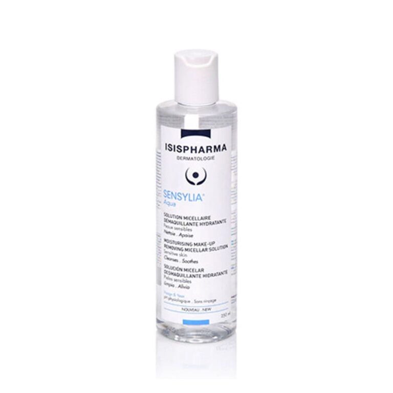 Isispharma Sensylia Aqua Hydrating Cleansing Micellar Solution for Sensitive Skin 250ml (8.45fl oz) - FrenchBeautyHub