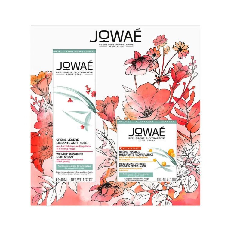 Jowae Giftboxes Anti - Wrinkle Light Cream 40ml + Night Recovery Cream Masks 40ml (1.35fl oz + 1.35fl oz)) - FrenchBeautyHub