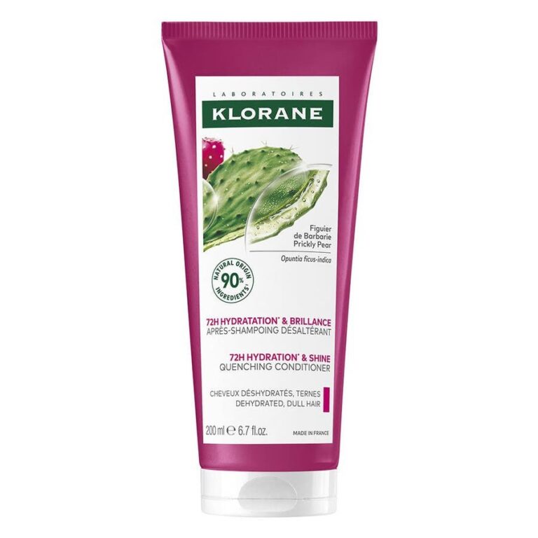 Klorane 72h Hydration & Shine Quenching Conditioner Prickly Pear 200ml (6.7floz) - FrenchBeautyHub