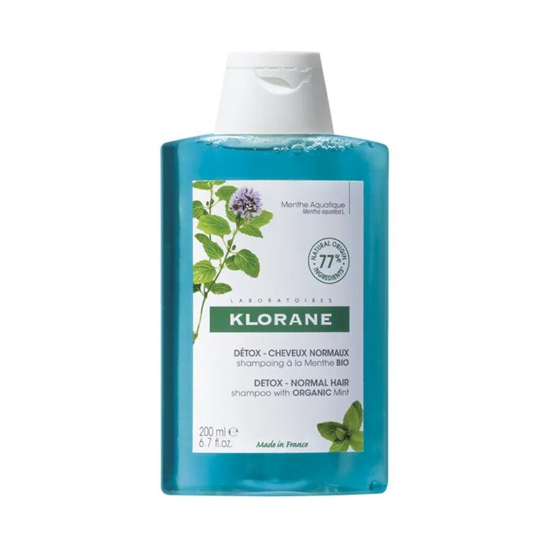 Klorane Anti - Pollution Detox Shampoo with Aquatic Mint - FrenchBeautyHub