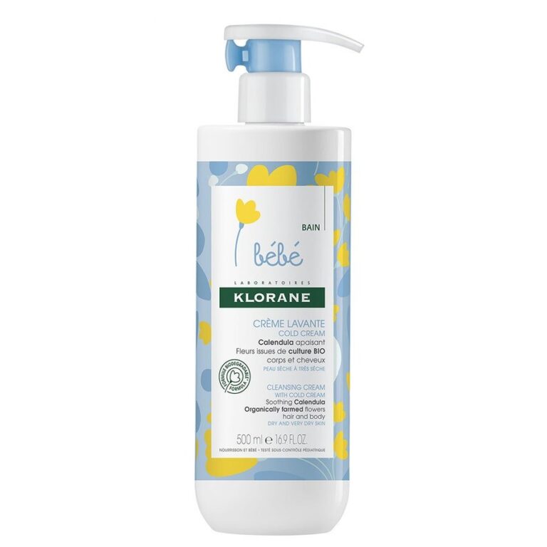 Klorane Baby Cold Cream Cleanser 500ml (16.91fl oz) - FrenchBeautyHub