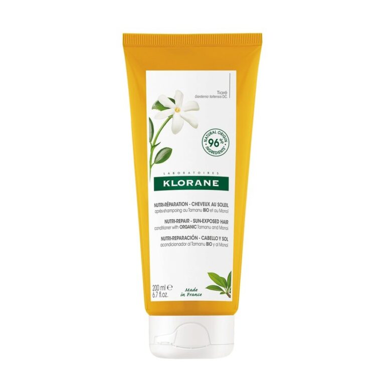 Klorane Conditioner Balm with Organic Tamanu and Monoï for Sun - exposed Hair - FrenchBeautyHub