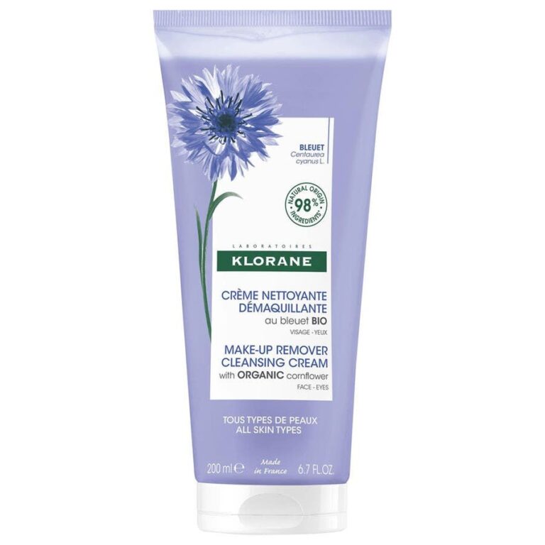 Klorane Cornflower Cleansing Cream Make - Up Removers 200ml (6.76fl oz) - FrenchBeautyHub