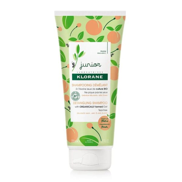 Klorane Junior Peach Detangling Shampoo - FrenchBeautyHub