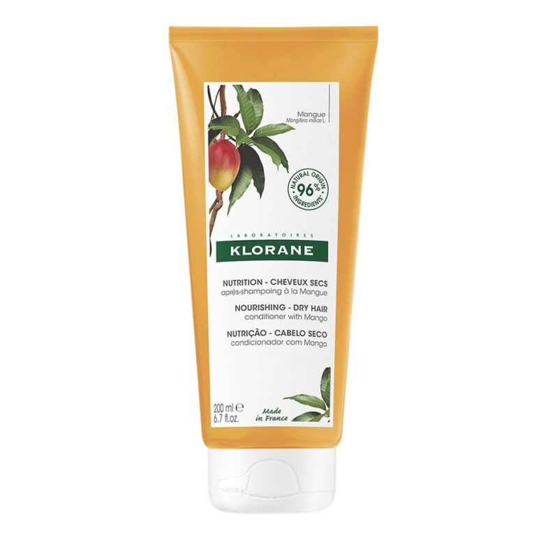 Klorane Mango Nourishing Conditioner for Dry Hair 200ml (6.76fl oz) - FrenchBeautyHub
