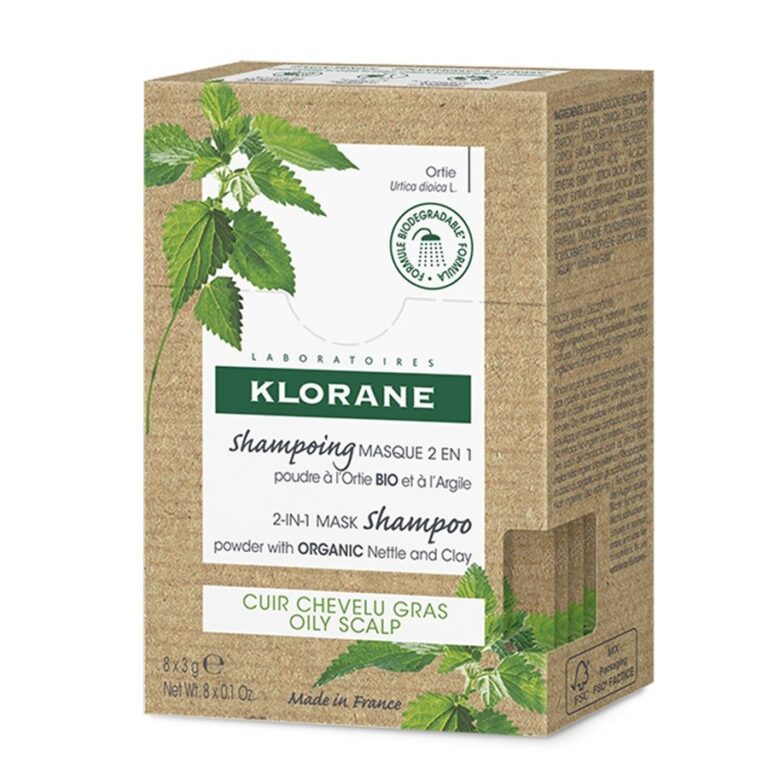 Klorane Nettle Shampoo Mask 2in1 8x3g (0.11oz)r - FrenchBeautyHub