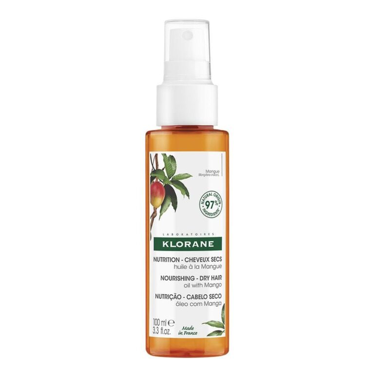 Klorane Nourishing Dry Hair Oil With Mango 125ml (4.22fl oz) - FrenchBeautyHub