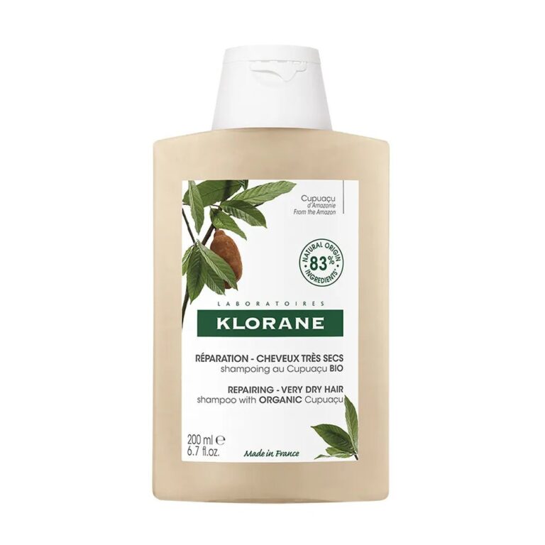 Klorane Nourishing & Repairing Organic Cupuaçu Butter Shampoo for Very Dry Hair - FrenchBeautyHub