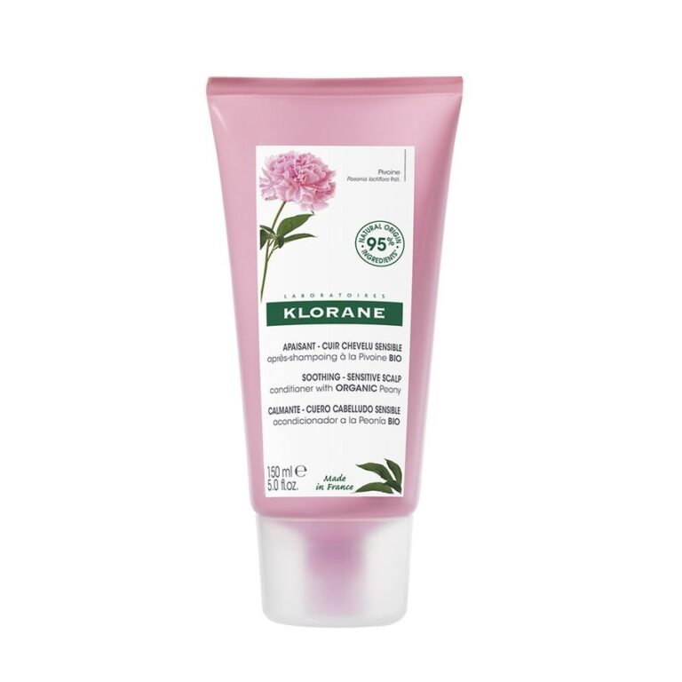 Klorane Peony Organic Soothing Conditioner Sensitive Scalp 150ml (5.07fl oz) - FrenchBeautyHub