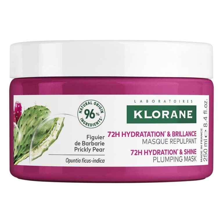 Klorane Prickly Pear 72h Plumping Mask Hydration & Shine 250ml (8.45fl oz) - FrenchBeautyHub