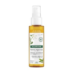 Klorane Protection Sun - Exposed Hair Oil with Organic Tamanu and Monoi 100ml (3.3fl oz) - FrenchBeautyHub