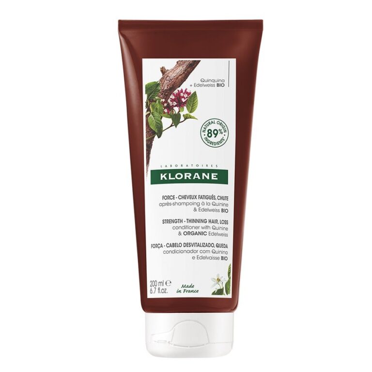 Klorane Quinine Organic Edelweiss Conditioner for Tired Hair 200ml (6.76fl oz) - FrenchBeautyHub